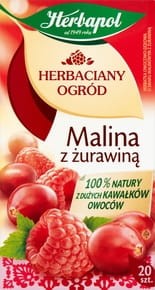 Herbapol Herbaciany Ogród Herbatka owocowo-ziołowa Malina z żurawiną - 54 g (20 torebek)