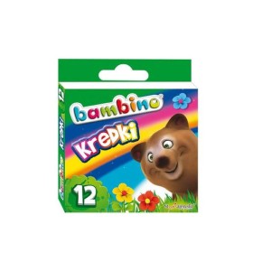 Bambino - Kredki świecowe 12 kolorów - szt.
