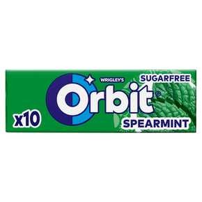 Orbit - Guma Spearmint do żucia bez cukru - 14 g (10 drażetek)