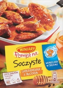 Winiary - Pomysł na... Soczyste skrzydełka z miodem - 28 g