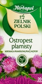 Herbapol Zielnik Polski Herbatka ziołowa Ostropest plamisty - 40 g (20 torebek)