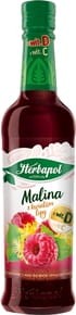 Herbapol - Syrop owocowy o smaku malinowym z wyciągiem z kwiatu lipy - 420 ml