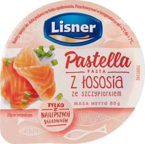 Lisner Pastella Pasta z łososia ze szczypiorkiem - 80 g