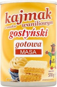 SM Gostyń - Kajmak o smaku waniliowym gostyński gotowa masa - 510 g