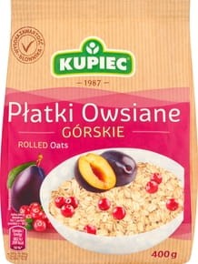 Kupiec Płatki owsiane górskie - 400 g