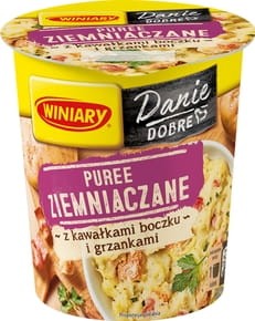 Winiary - Puree ziemniaczane z kawałkami boczku i grzankami - 53 g