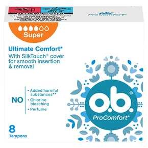 O.B. ProComfort Super Tampony - 8 sztuk