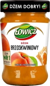 Łowicz - Dżem brzoskwiniowy - 280 g