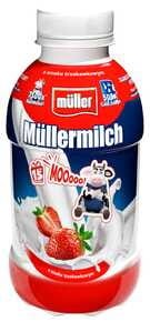 Müller - Müllermilch Napój mleczny o smaku truskawkowym - 400 g