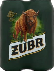 Żubr - Piwo jasne 6% - 2 l (4 x 500 ml)