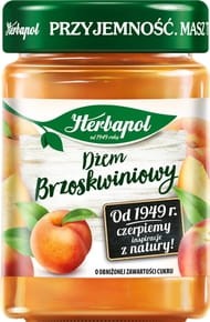 Herbapol Dżem brzoskwiniowy o obniżonej zawartości cukru - 280 g