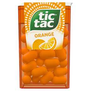Tic Tac - Drażetki o smaku pomarańczowym - 18 g
