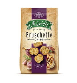 Maretti - Pieczone krążki chlebowe o smaku czosnku - 70 g