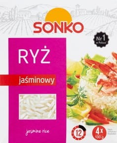 Sonko Ryż jaśminowy - 400 g (4 x 100 g)
