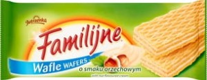 Jutrzenka - Familijne Wafle o smaku orzechowym - 180 g