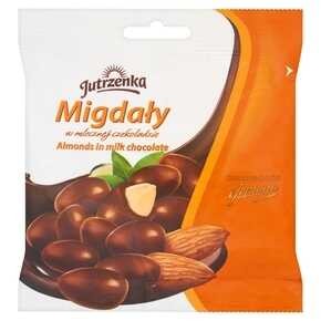 Jutrzenka - Migdały w mlecznej czekoladzie - 80 g