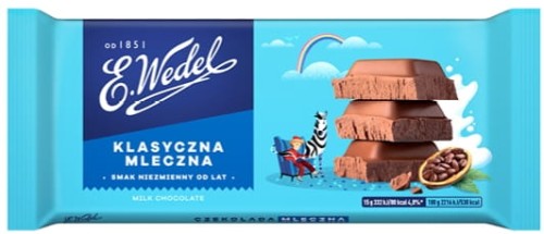 E. Wedel Czekolada klasyczna mleczna - 90 g