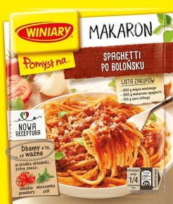 Winiary - Pomysł na... Makaron spaghetti po bolońsku - 44 g