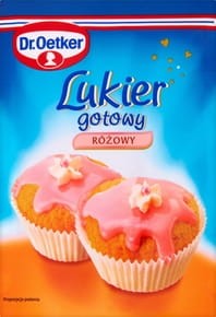 Dr. Oetker Lukier gotowy różowy - 100 g