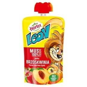 Leon - Mus owocowo-warzywny jabłko brzoskwinia banan marchew dynia - 100 g