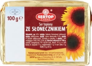 Sertop - Ser topiony ze słonecznikiem - 100 g