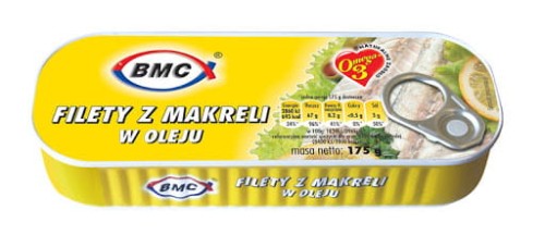 BMC - Filety z makreli w oleju - 175 g