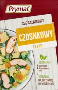 Prymat Sos sałatkowy czosnkowy cezar - 9 g