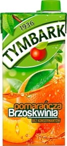 Tymbark Napój pomarańcza brzoskwinia - 1 l