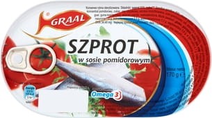 GRAAL - Szprot w sosie pomidorowym - 170 g