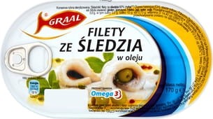 GRALL - Filety ze śledzia w oleju - 170 g
