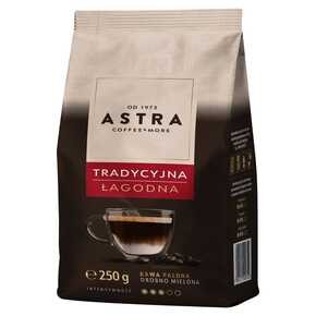Astra - Kawa palona drobno mielona łagodna tradycyjna - 250 g