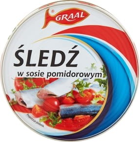 GRALL - Śledź w sosie pomidorowym - 300 g