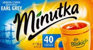 Minutka - Earl Grey Herbata czarna aromatyzowana - 56 g (40 torebek)