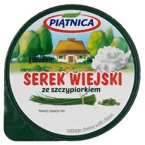 Piątnica - Serek wiejski ze szczypiorkiem - 150 g