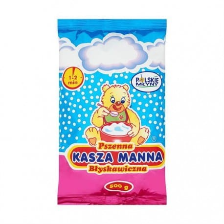 Polskie młyny - Kasza manna pszenna błyskawiczna - 500 g