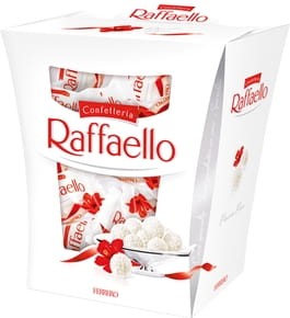 Raffaello - Chrupiący wafelek z kokosem i całym migdałem w środku - 230 g