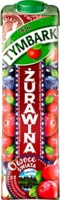 Tymbark Owoce Świata Napój wieloowocowy żurawina - 1 l