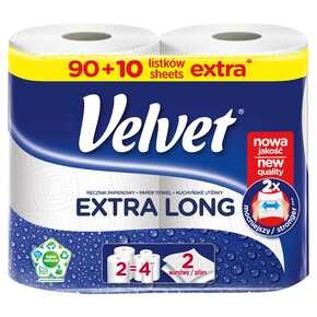 Velvet - Ręcznik papierowy Extra Long -  (2 sztuki)