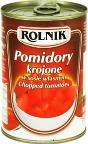 Rolnik - Pomidory krojone w sosie własnym - 400 g