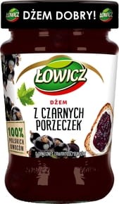 Łowicz - Dżem z czarnych porzeczek niskosłodzony - 280 g