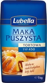 Lubella Mąka puszysta tortowa typ 450 - 1 kg