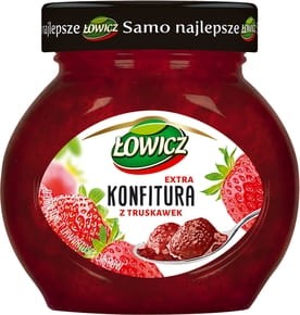 Łowicz - Konfitura z truskawek - 240 g