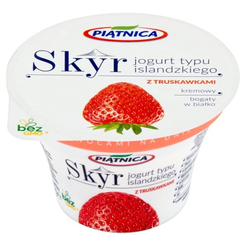 Piątnica - Skyr Jogurt typu islandzkiego z truskawkami - 150 g