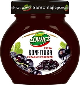 Łowicz - Konfitura z czarnej porzeczki - 240 g