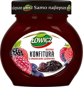 Łowicz - Konfitura z owocami leśnymi - 240 g
