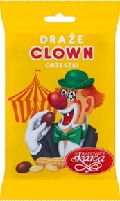 Skawa Draże Clown orzeszki - 70 g