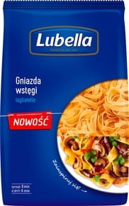Lubella Classic Makaron gniazda wstęgi - 400 g