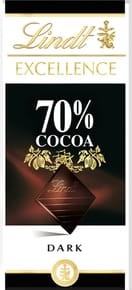 Lindt Excellence - Czekolada ciemna 70% kakao - 100 g