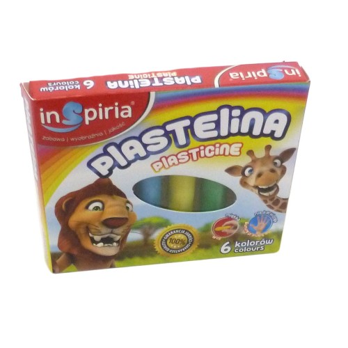 Plastelina 6 kolorów - szt.