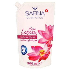 Safina - Cosmetics Kwiat Lotosu Mydło w płynie Opakowanie uzupełniające - 900 ml